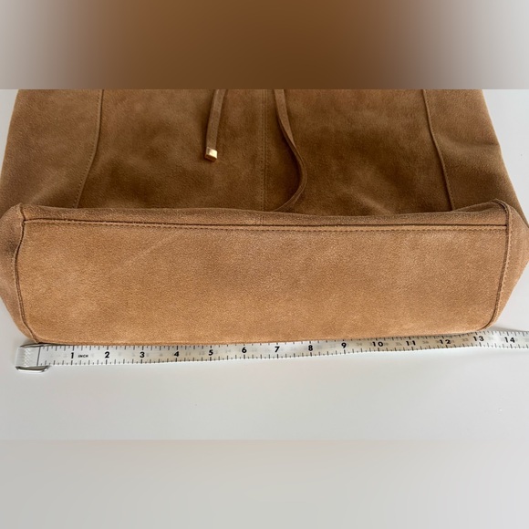 Mango Suede Medium Shopper Bag in Tan - Picture 7 of 12